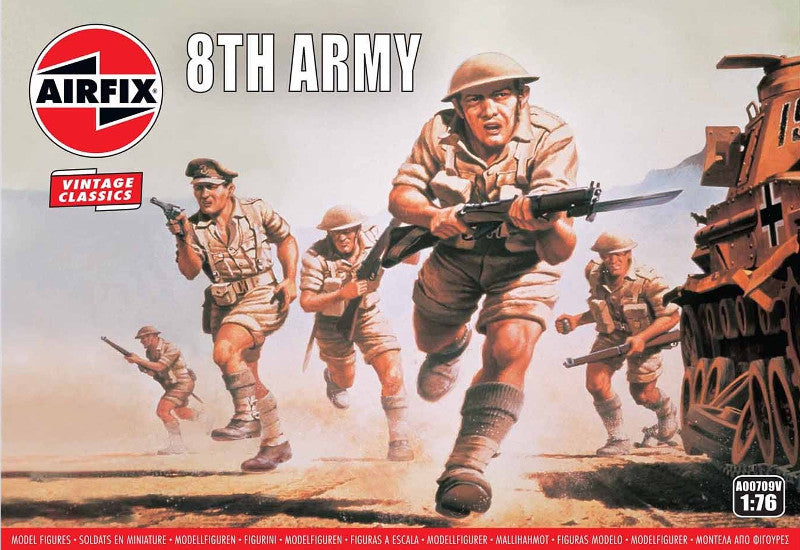 Airfix Vintage Classics 1:76 WW2 British 8th Army