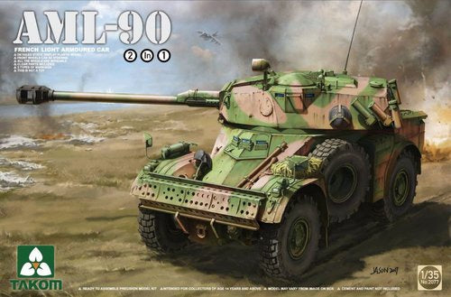 Takom 1:35 AML-90 French Light Armoured Car (LW)