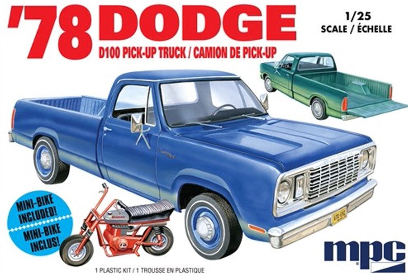 MPC 1:25 1978 Dodge D100 Pickup