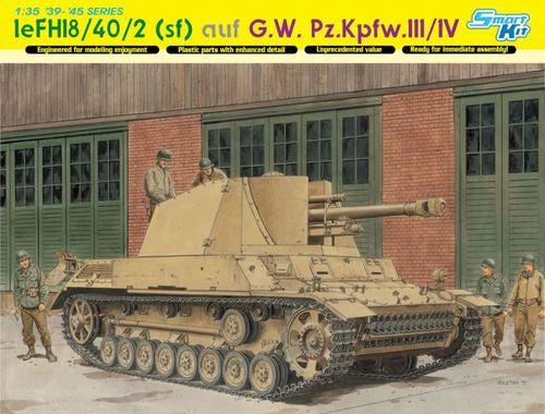 *Clearance* Dragon 1:35 LeFH18/40/2 (sf) auf G.W. Pz.Kpfw.III/IV