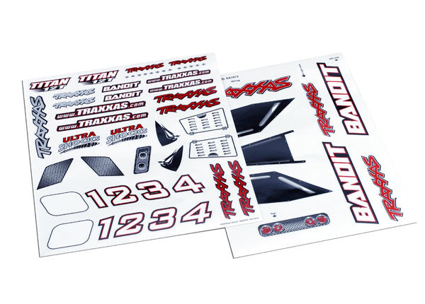 Traxxas 2413X - Decal sheet