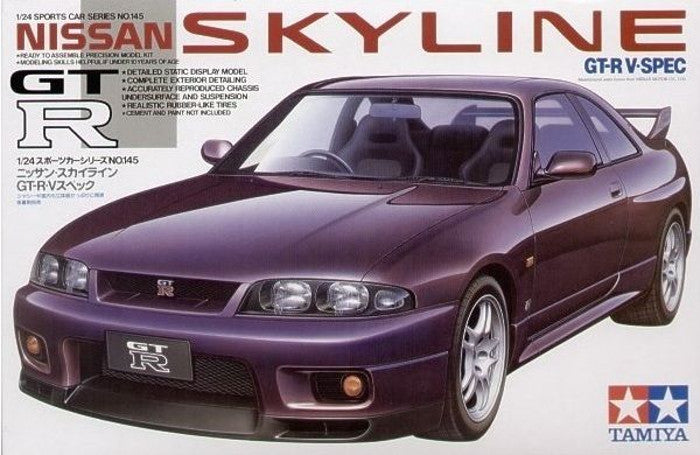 Tamiya 1:24 Nissan Skyline GT-R (R33) V-Spec
