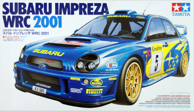 Tamiya 1:24 2001 Subaru Imprezza WRC