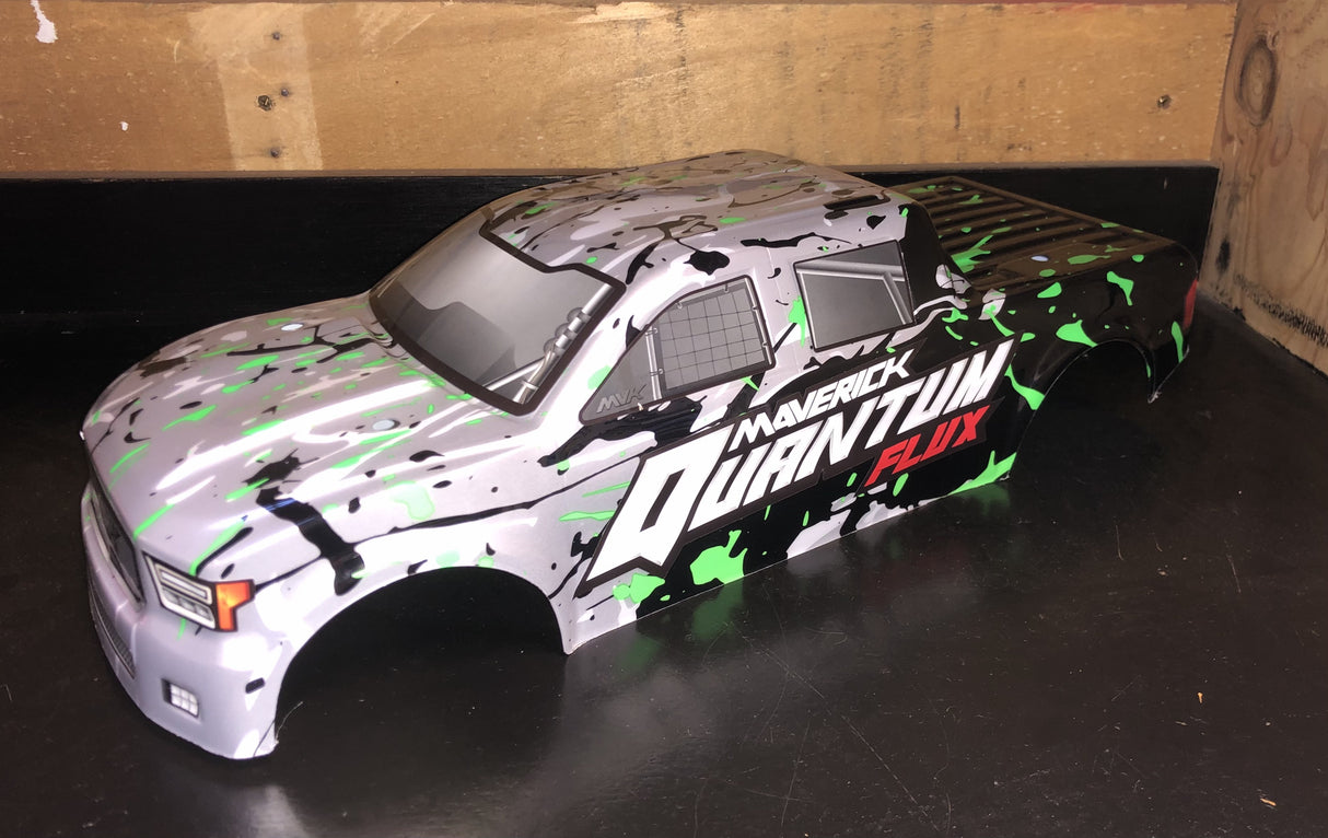 Maverick MT Truck Body Silver/Green