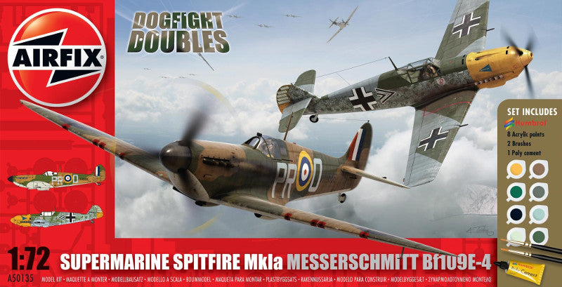 Airfix 1:72 D/Double Spitfire/ME109