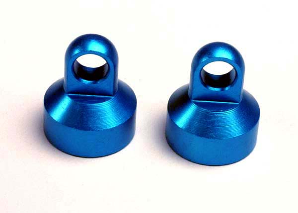 Traxxas 2760 - Shock caps Aluminum Blue (2)