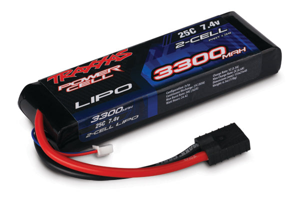 Traxxas 2840 - 3300mah 7.4v 2-Cell 25C L