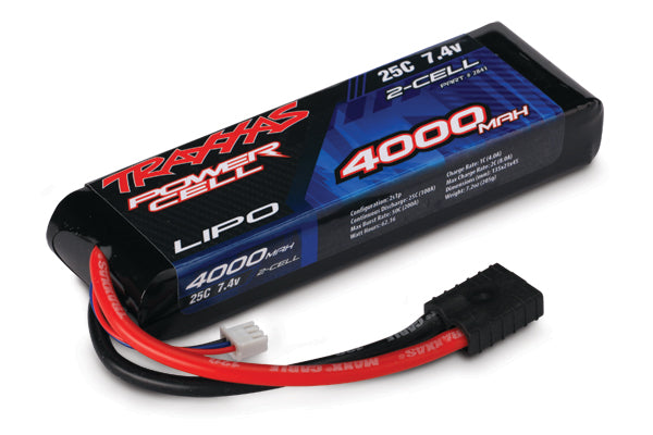 Traxxas 2841 - 4000mah 7.4v 2-Cell 25C L