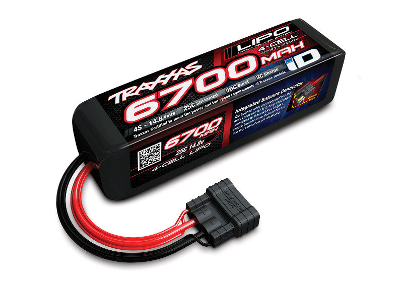 Traxxas 4S ID Lipo 6700mah