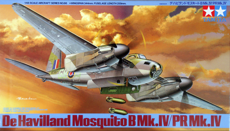 Tamiya 1:48 DeHavilland Mosquito BMk.IV/PR MK.IV