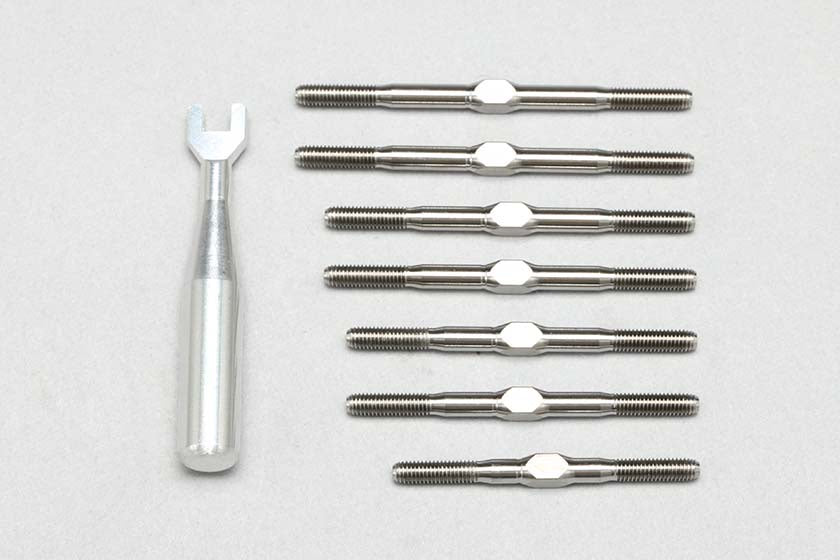 Yokomo S4-TBS2 Titanium Turnbuckle Set for YZ-4SF2