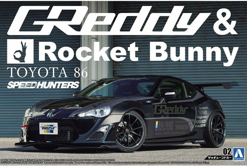 Aoshima 1:24 Toyota 86 Rocket Bunny Volk Racing