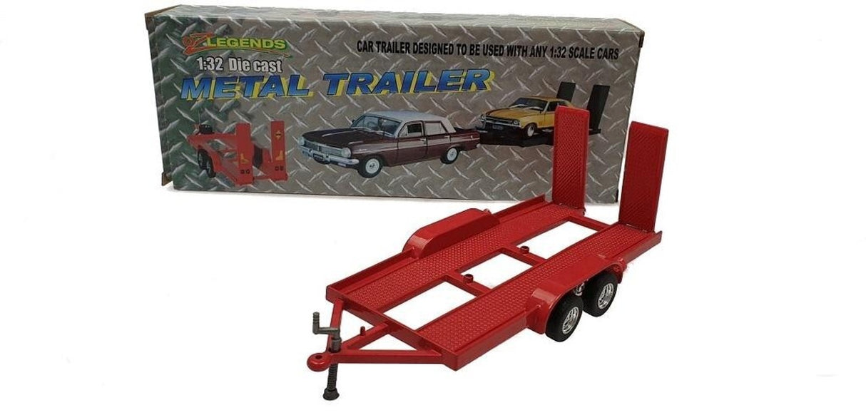 DDA 1:18 Scale Car Transporter Trailer Red