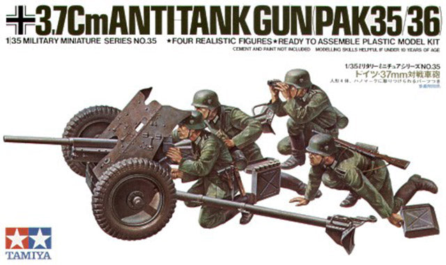 Tamiya 1:35 German 37mm Anti Tank Gun