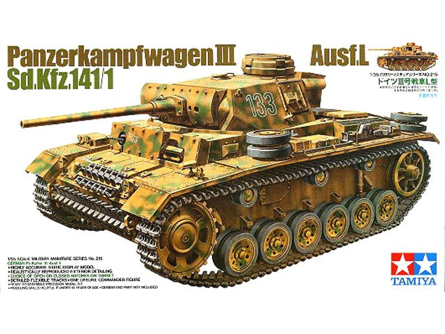 Tamiya 1:35 Panzerkampfwagen III Ausf.L Sd.Kfz.141/1