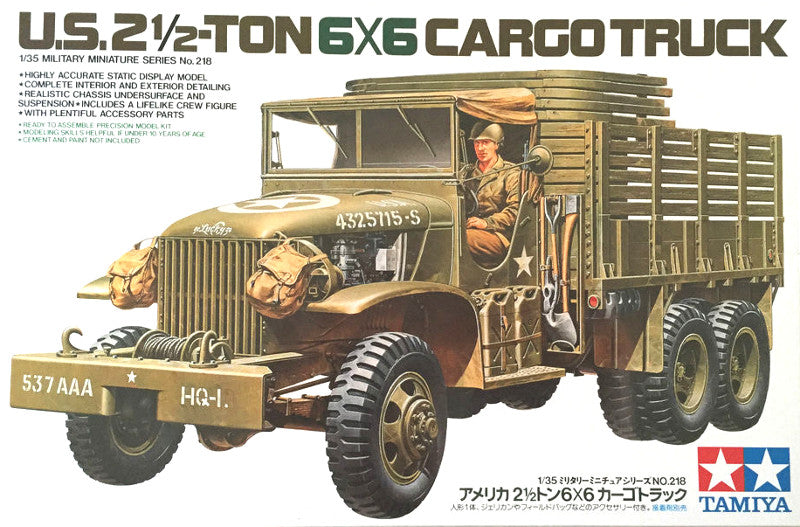 Tamiya 1:35 US 6X6 Cargo Truck