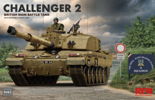 RFM 1:35 Challenger 2 British MBT w/Workable Tracks