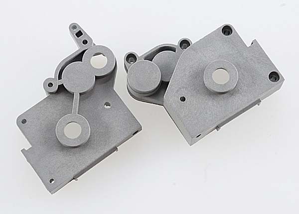 Traxxas 4191A - Gearbox halves (grey) (l