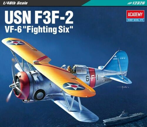 Academy 1:48 USN F3F-2 VF-6 "Fighting Six"