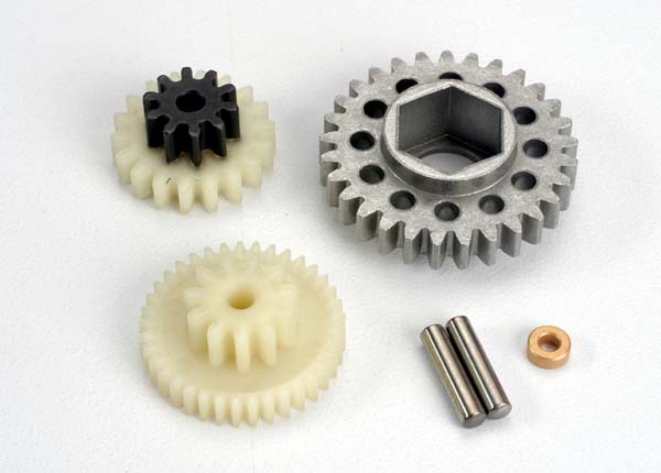 Traxxas 4576 - Gear set/ gear shafts