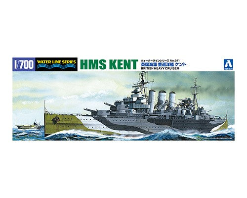 Aoshima 1:700 WLS HMS Kent