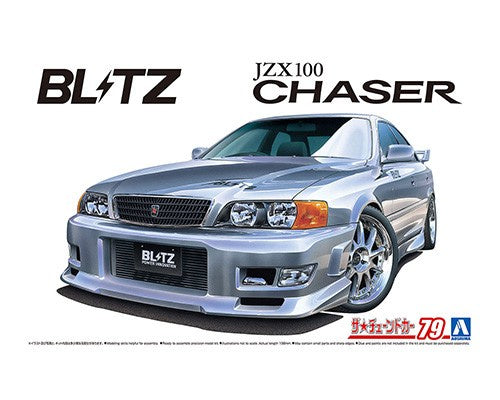Aoshima 1:24 Blitz 1996 Toyota JZX100 Chaser Tourer V