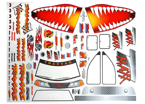 Traxxas 4913X - Decal sheet
