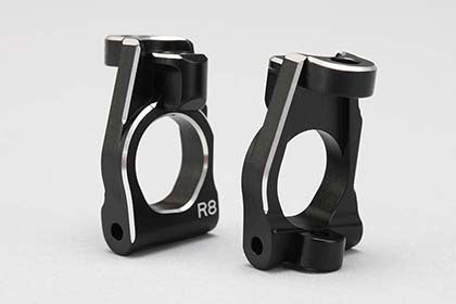 Yokomo Z4-41208 Aluminum Front Steering Hub Carrier for YZ-4 (8 degrees)