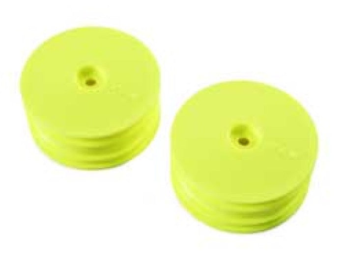 Losi Front Wheel, Yellow (2), 22X-4