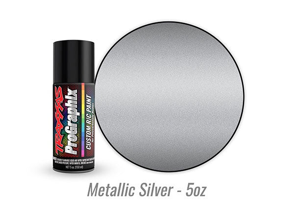 Traxxas Body Paint, 5oz, Metallic Silver