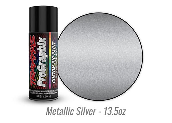 Traxxas Body Paint, 13.5oz, Metallic Silver