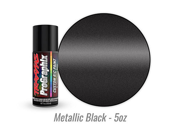 Traxxas Body Paint, 5oz, Metallic Black