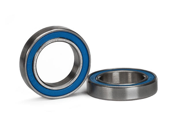 Traxxas 5106 Ball Bearing, 15xc24x5 Blue Rubber Sealed (2)