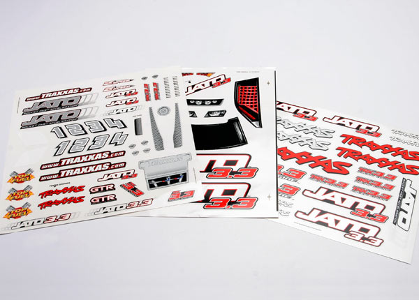 Traxxas 5513X - Decal sheet