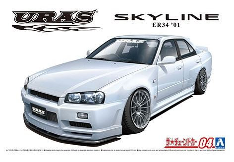 Aoshima 1:24 URAS 2001 Nissan Skyline ER34