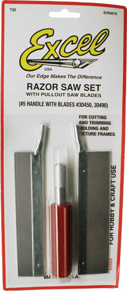 Excel Razor Saw With Pullout Saw Blades