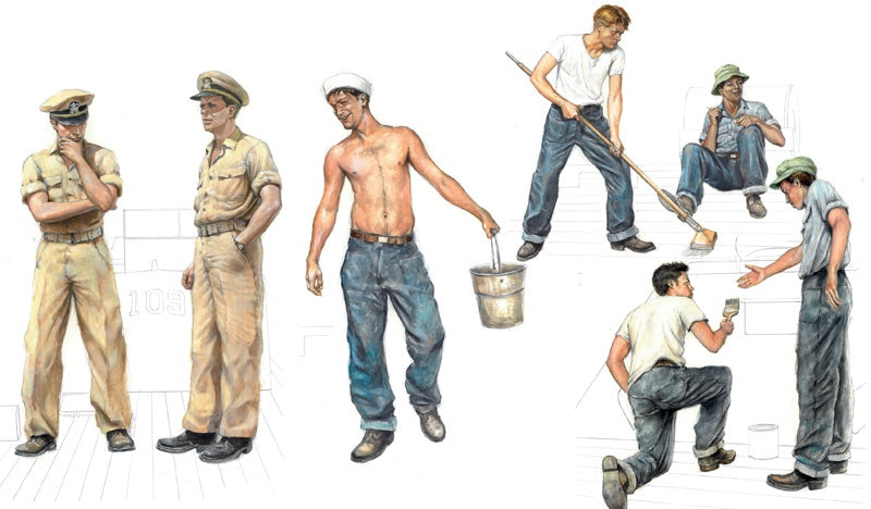 Italeri 1:35 PT-109 CREW