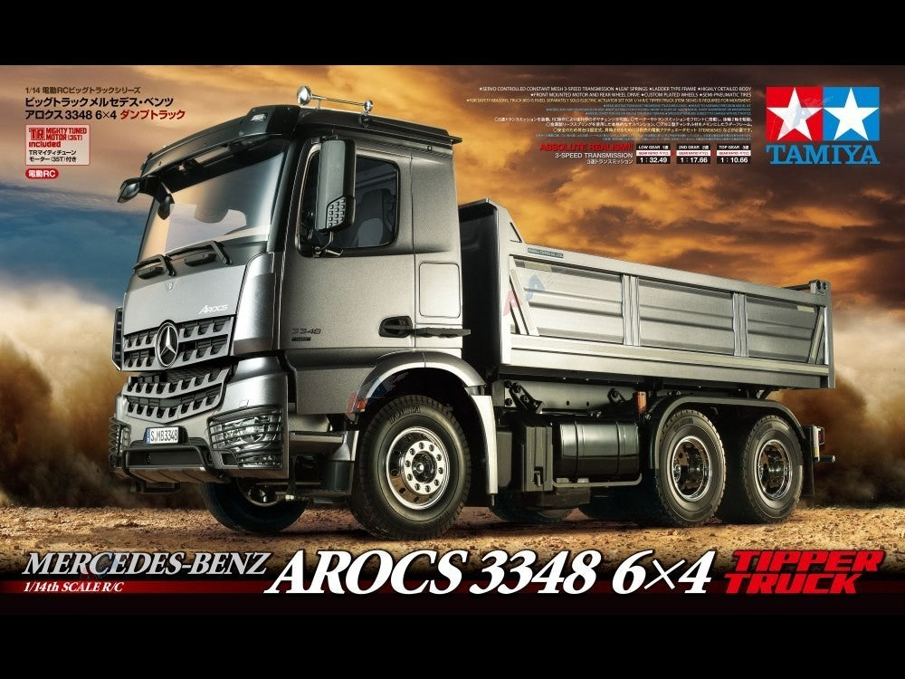 Tamiya 1:14 Arocs 3348 Tipper Truck RC