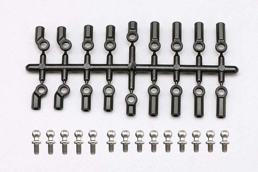 Yokomo Y2-207BST YD-2S Series High Precision Titanium 4.8mm Ball End Set