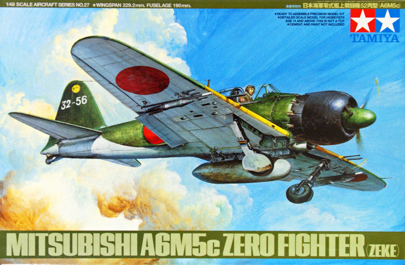 Tamiya 1:48 Mitsubishi A6M5c Zero (Zeke)