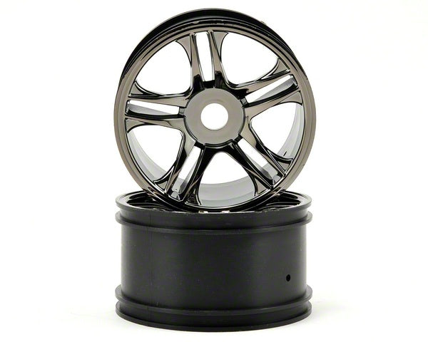 Traxxas 6476 - WHEELS SS REAR (BLK CHROM