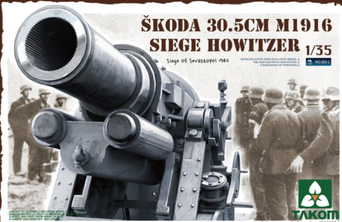 Takom 1:35 Skoda 30.5cm M1916 Siege Howitzer