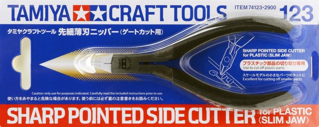Tamiya Side Cutter Sharp Pointed Slim Jaw