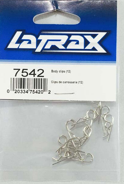 LaTrax Body Clips Small (12)