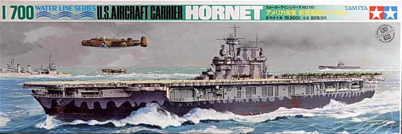 Tamiya 1:700 USS Hornet Aircraft Carrier