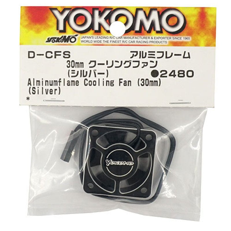 Yokomo Aluminum Frame Cooling Fan 30mm Black