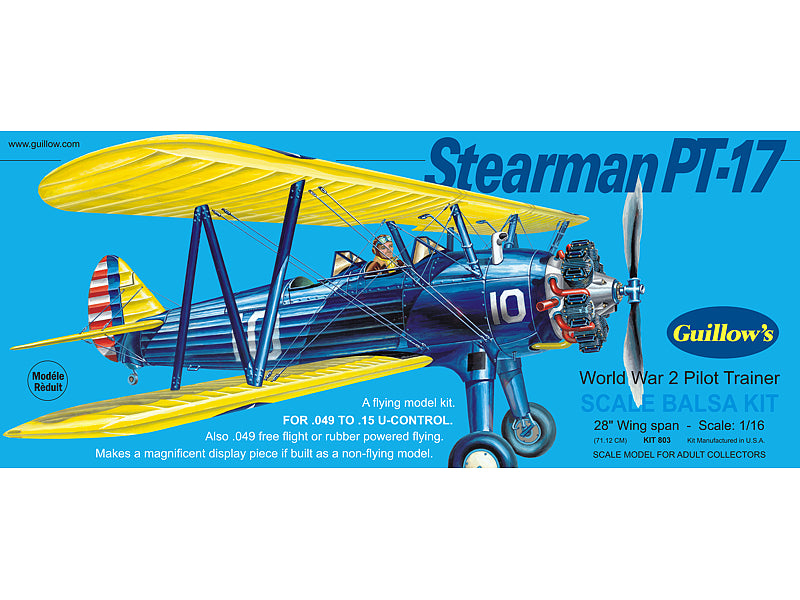 Guillows Stearman PT17