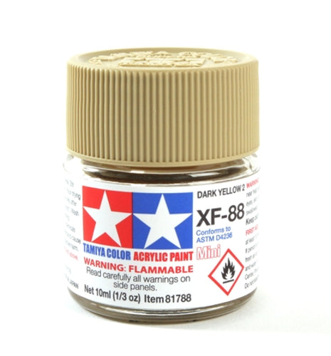 Tamiya XF88 Dark Yellow 2 Acrylic Paint