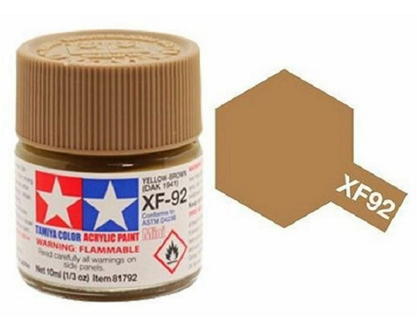 Tamiya XF92 Acrylic DAK 1941 Yellow Brown