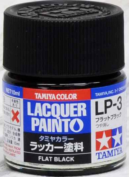 Tamiya Lacquer LP-3 Flat Black